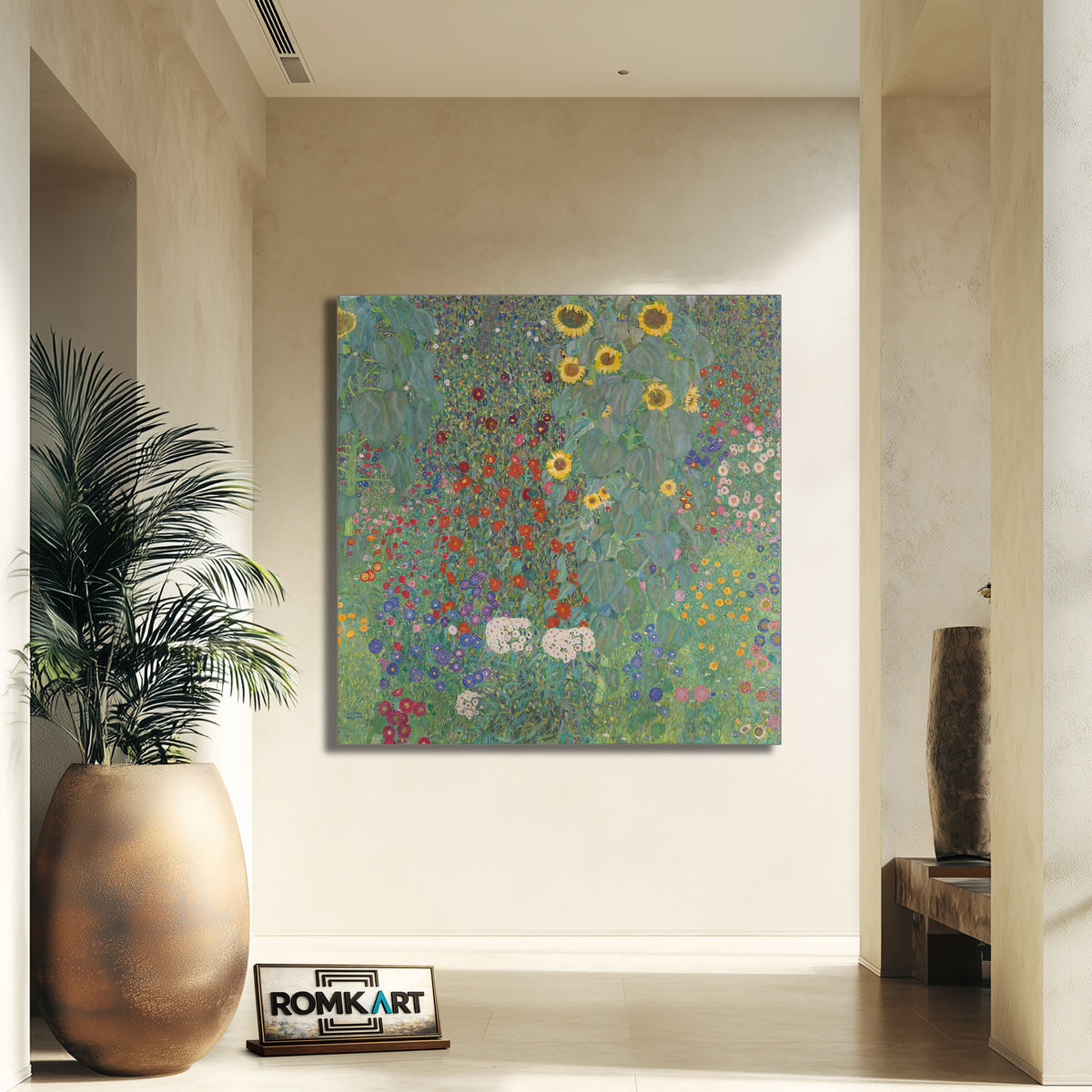 Gustav Klimt Farm Garden With Sunflowers 1907 – Reproduction