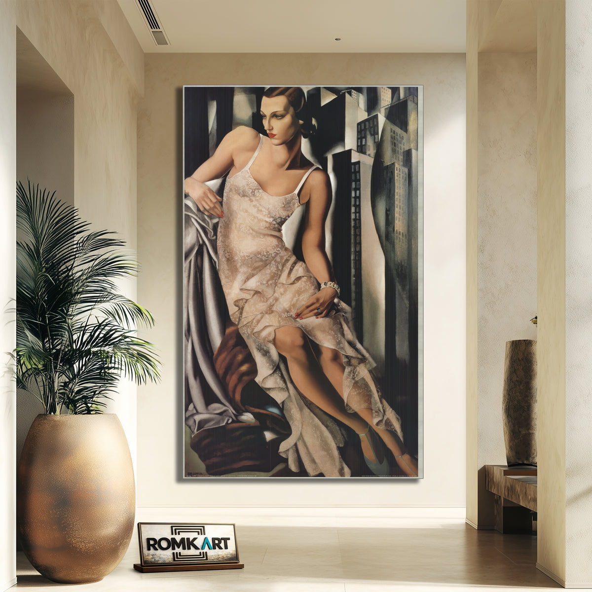 Tamara De Lempicka Portrait Of Mrs Alan Bott 1930 – Reproduction