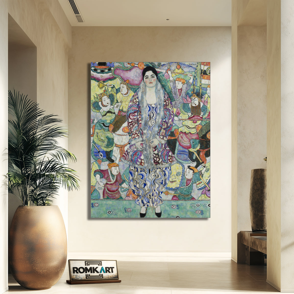 Gustav Klimt Portrait Of Friedericke Maria Beer – Reproduction