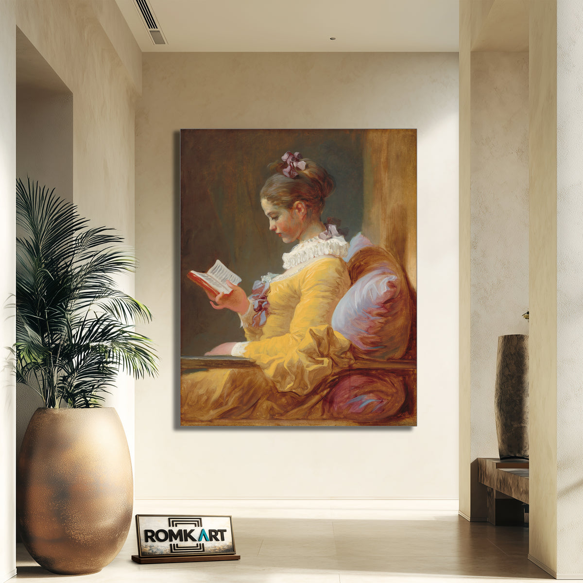 Jean-honor Fragonard Young Girl Reading – Reproduction