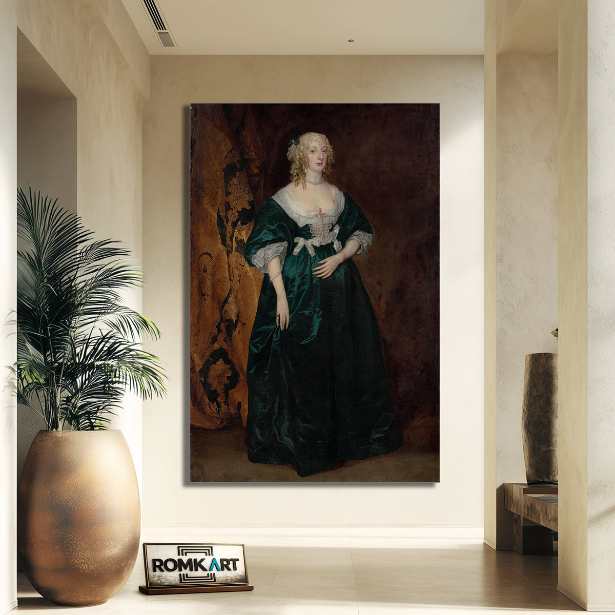 Anthony Van Dyck Anne Sophia. Countess of Carnarvon 1695 – Reproduction