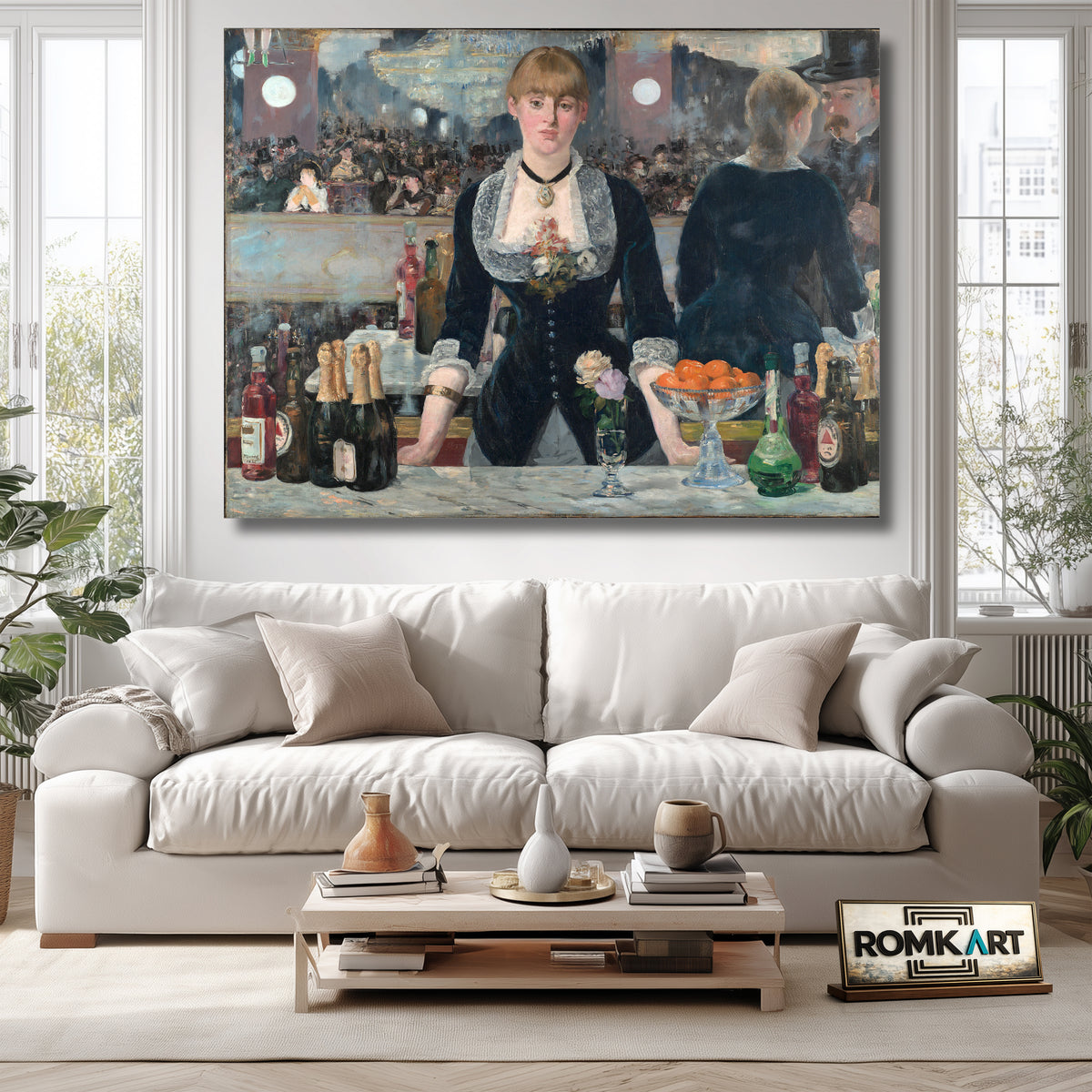 Edouard Manet A Bar At The Folies-bergere 1882 – Reproduction