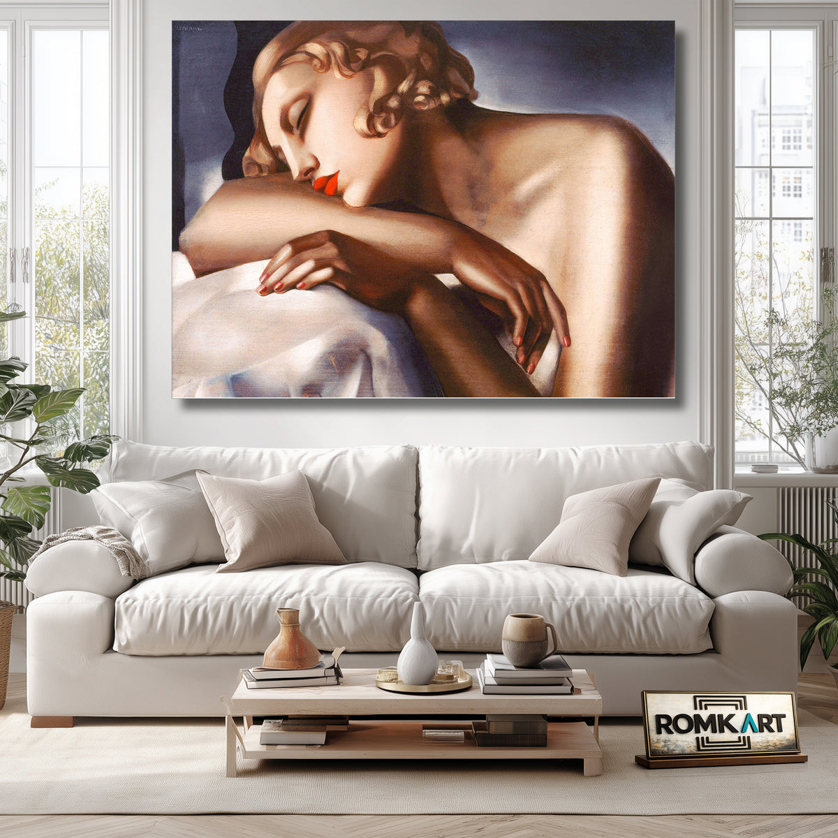 Tamara De Lempicka La Dormeuse 1930 Portraits Of Aristocrats And The Wealthy – Reproduction
