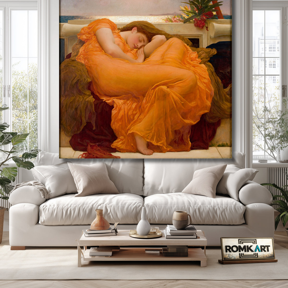 Frederic Leighton Flaming June 1895 – Reproduction