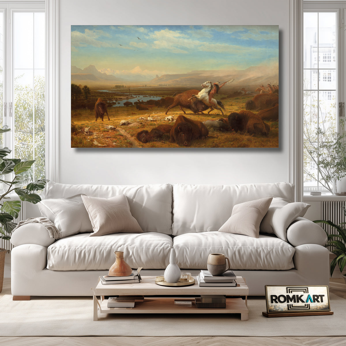 Albert Bierstadt The Last Of The Buffalo – Reproduction