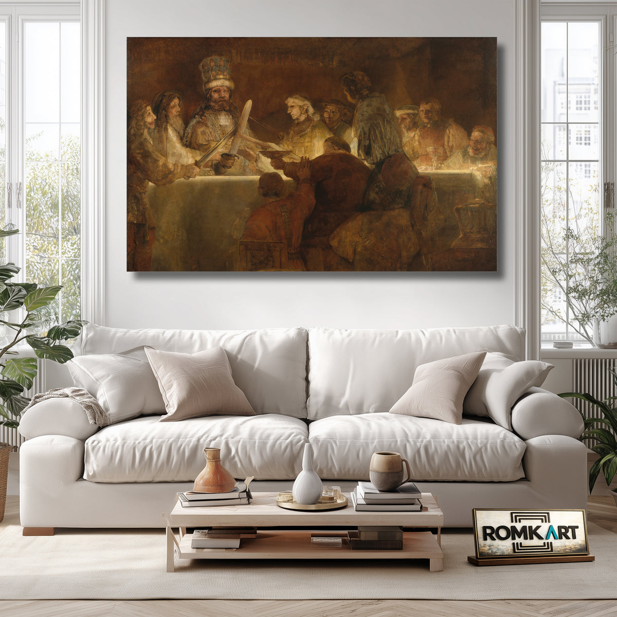 Rembrandt The Conspiracy Of Claudius Civilis 1661 1662 – Reproduction
