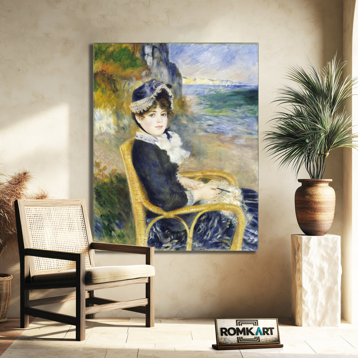 Pierre-auguste Renoir By The Seashore 1883 – Reproduction