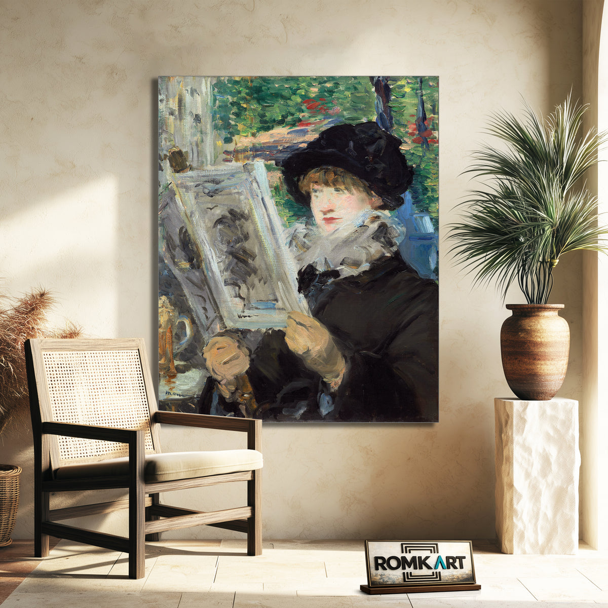 Edouard Manet Woman Reading 1879 – Reproduction