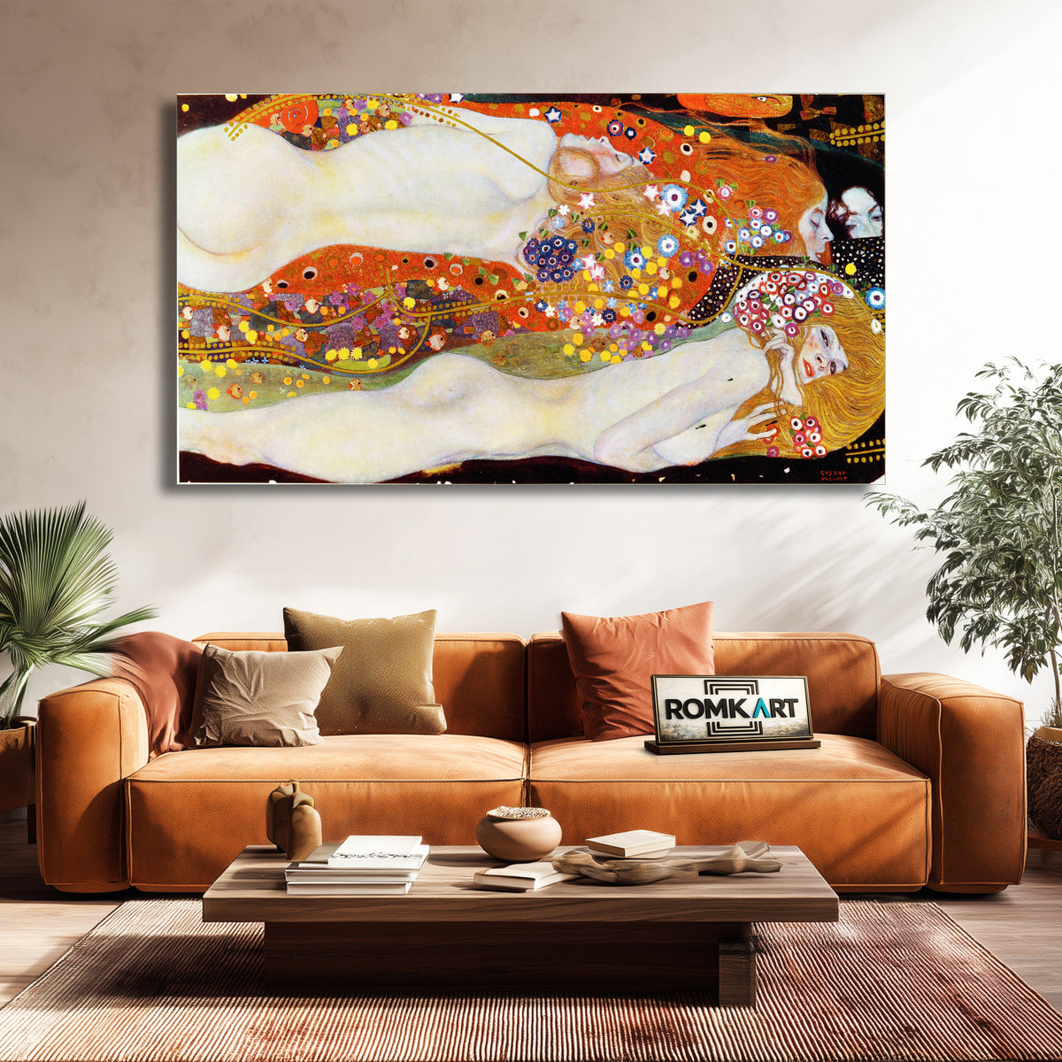 Gustav Klimt Water Serpents II – Reproduction