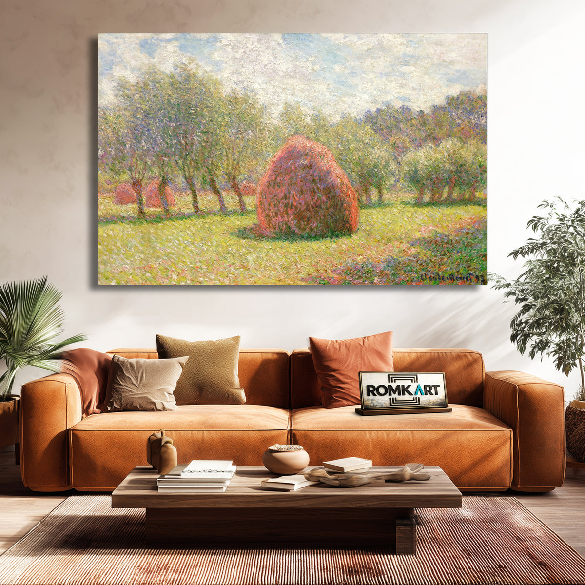 Claude Monet Meules A Giverny 1893 – Reproduction