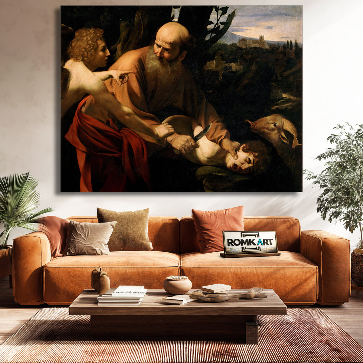 Caravaggio Sacrifice Of Isaac 1603-1604 – Reproduction