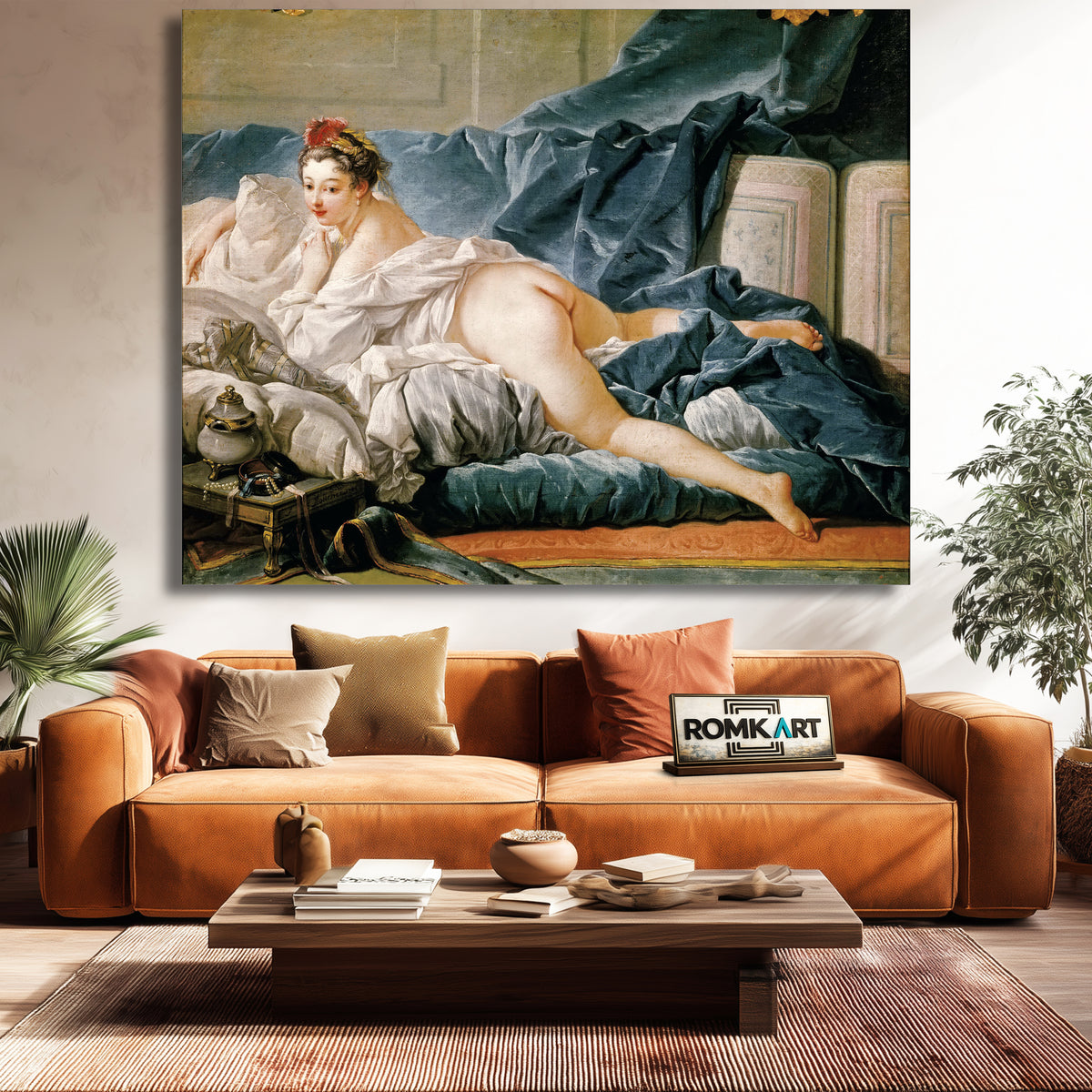 Francois Boucher Odalisque 1742-45 – Reproduction