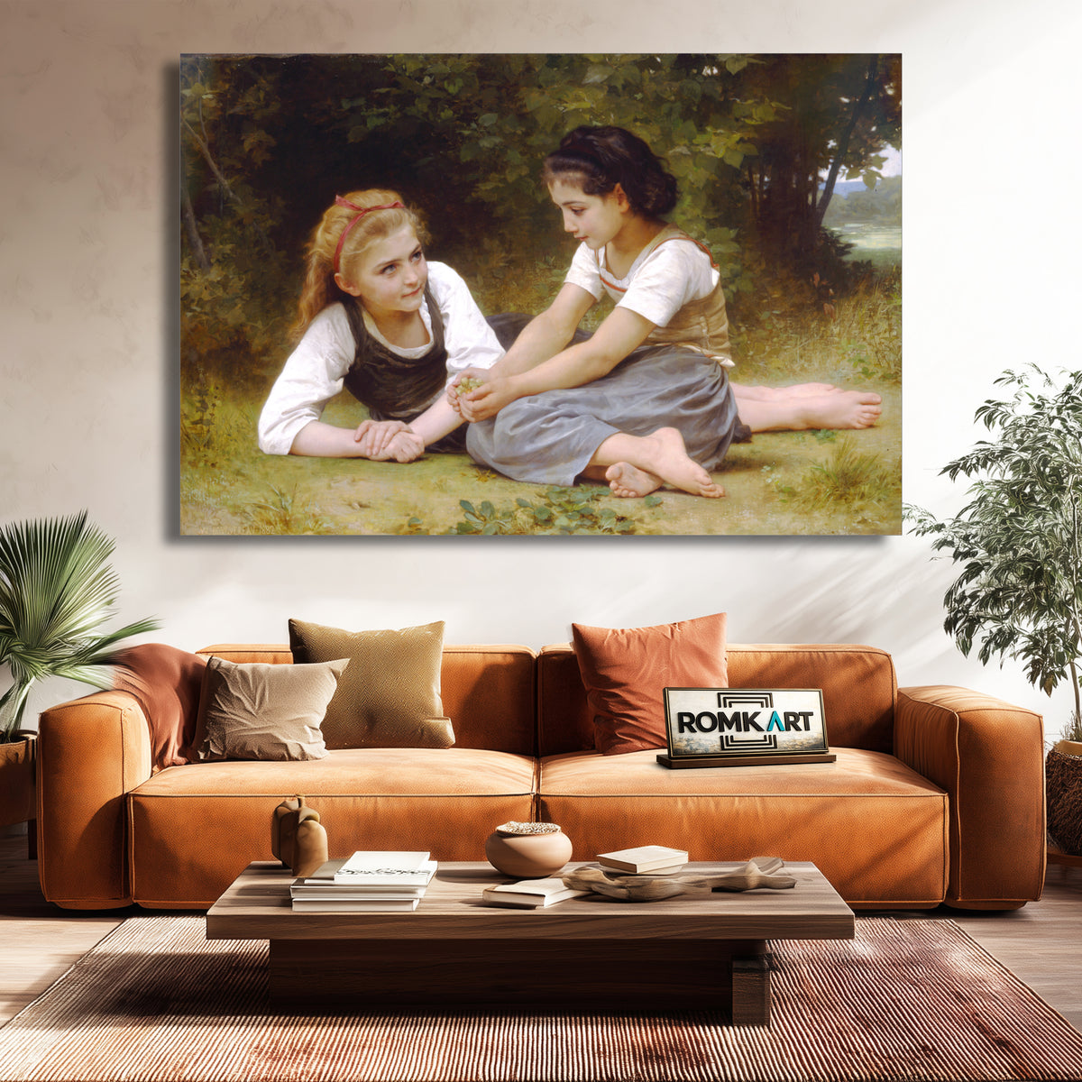 William Adolphe Bouguereau The Hazelnuts The Nut Gatherers 1882 – Reproduction