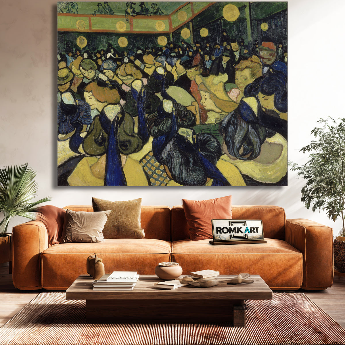 Vincent Van Gogh The Dance Hall In Arles 1888 – Reproduction