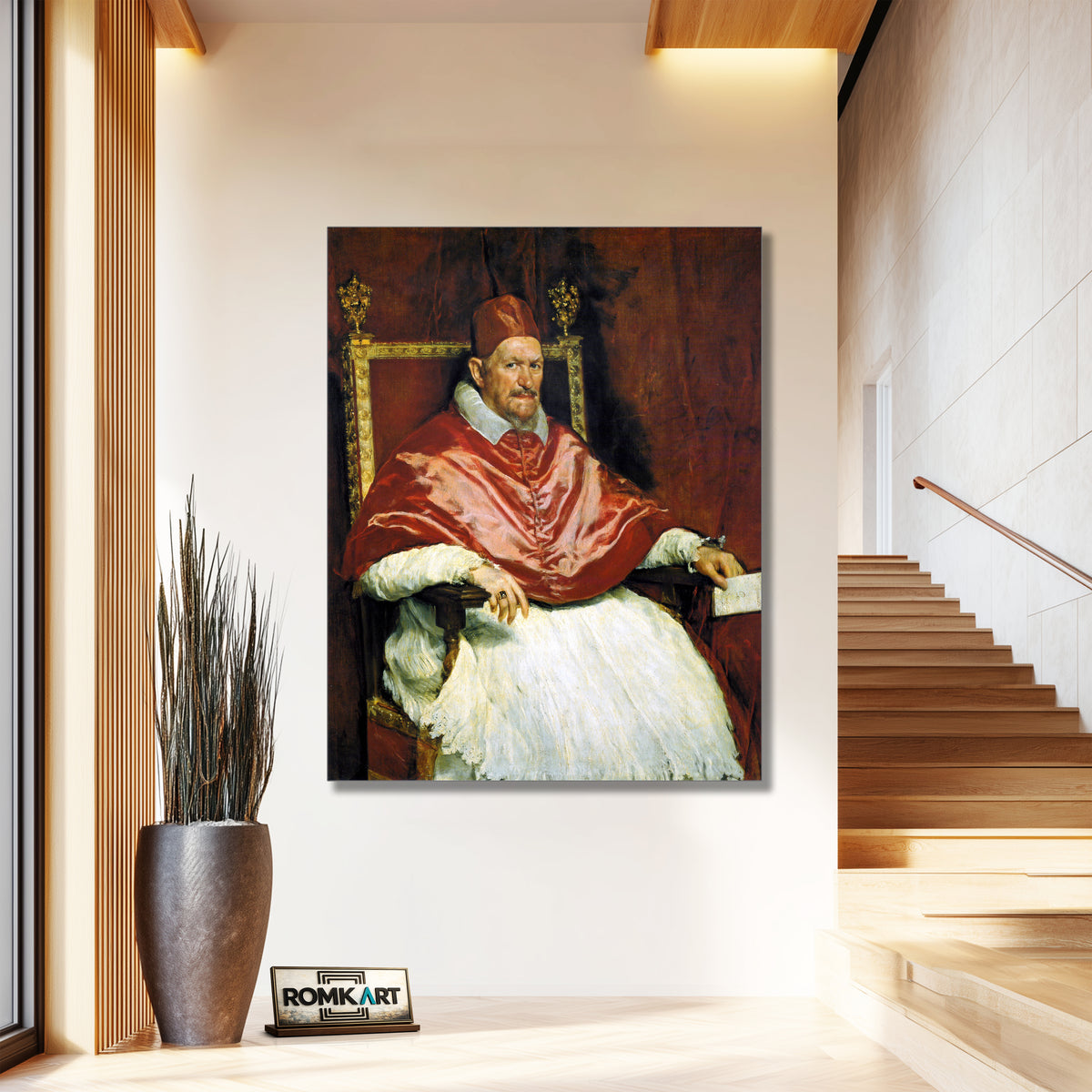 Diego Velazquez Portrait Of Pope Innocent X 1650 – Reproduction