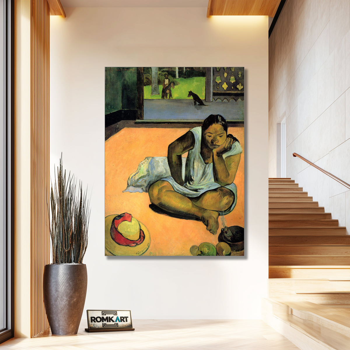 Paul Gauguin The Brooding Woman 1891 – Reproduction