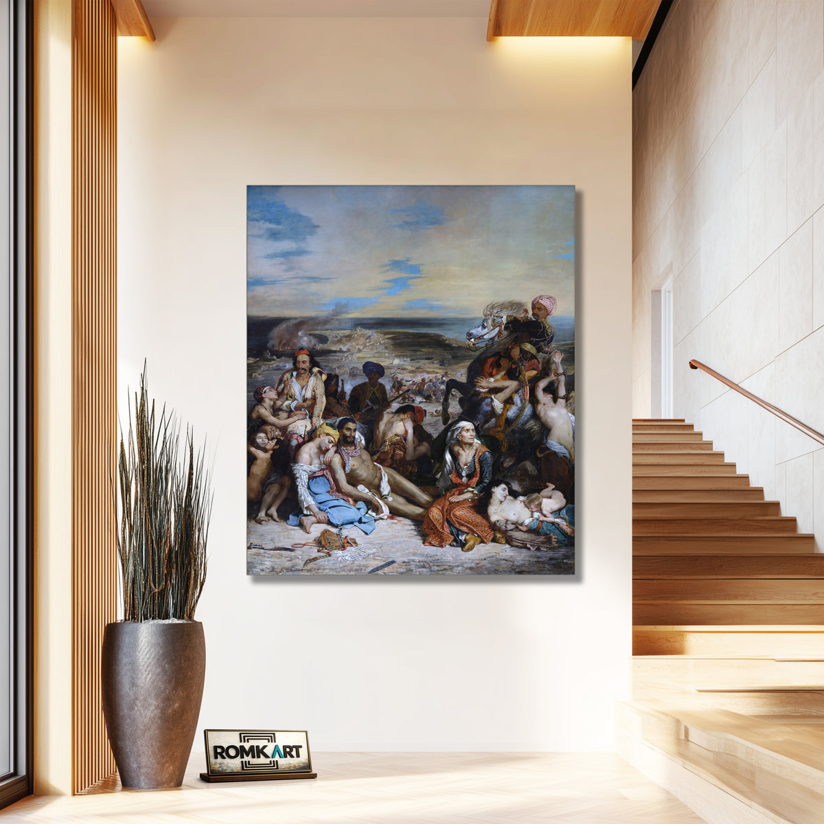Eugene Delacroix The Massacre At Chios 1824 – Reproduction