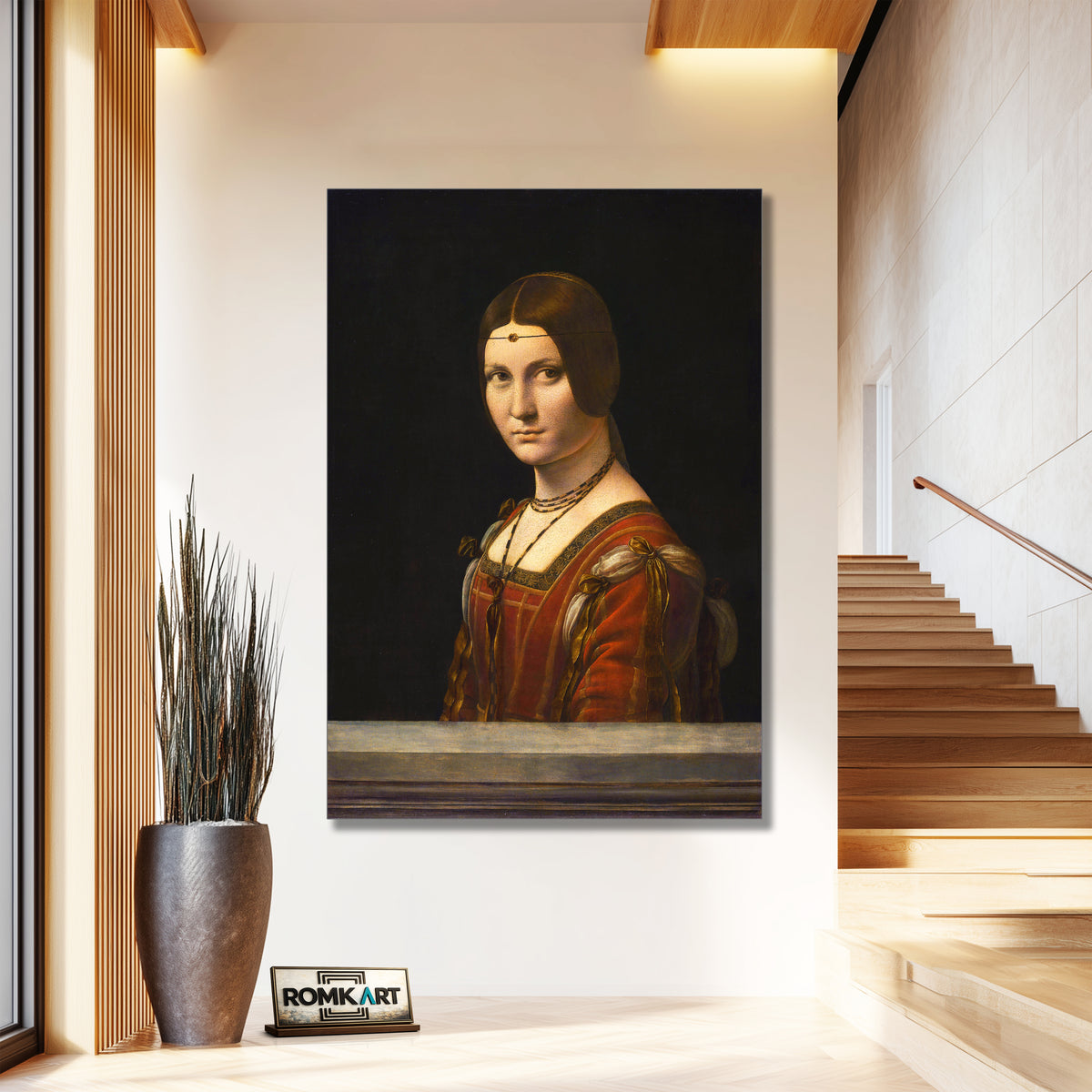 Leonardo Da Vinci La Belle Ferronnire 1490 – Reproduction
