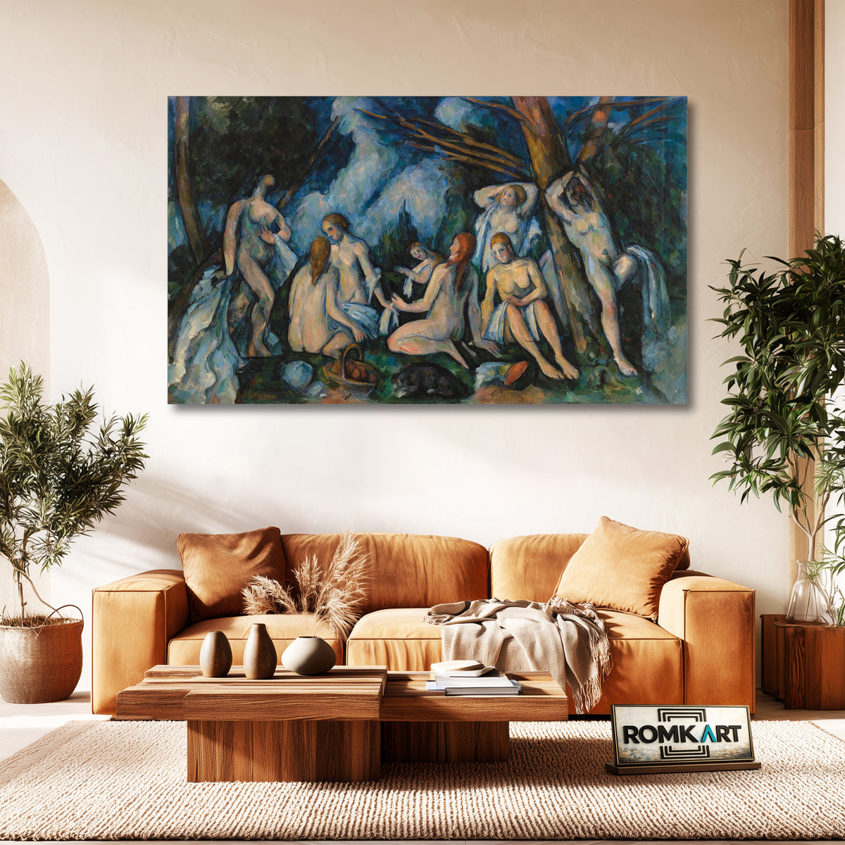 Paul Cezanne The Large Bathers 1894 Barnes Foundation – Reproduction