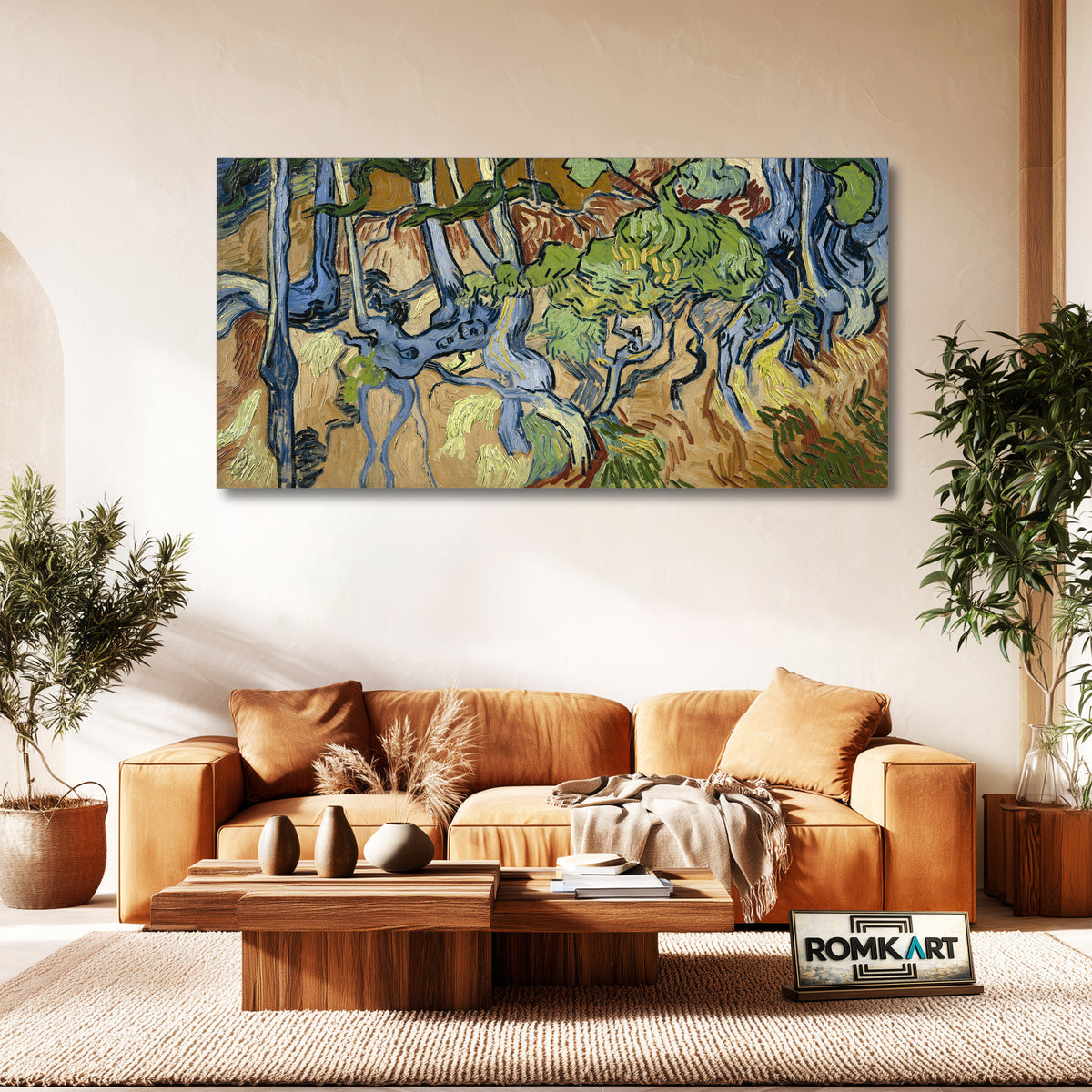 Vincent Van Gogh Tree Root 1890 – Reproduction