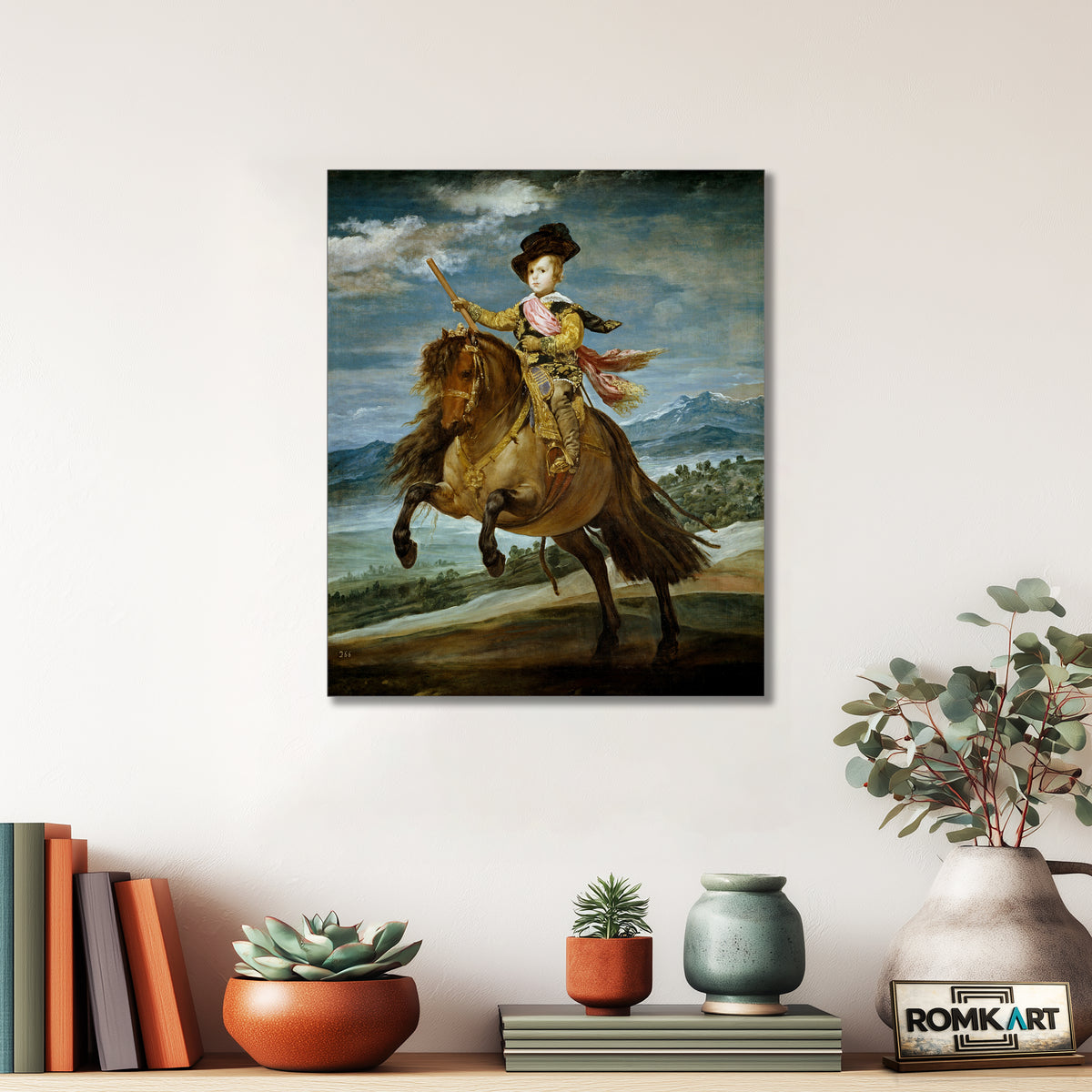 Diego Velazquez Equestrian Portrait Of Prince Balthasar – Reproduction