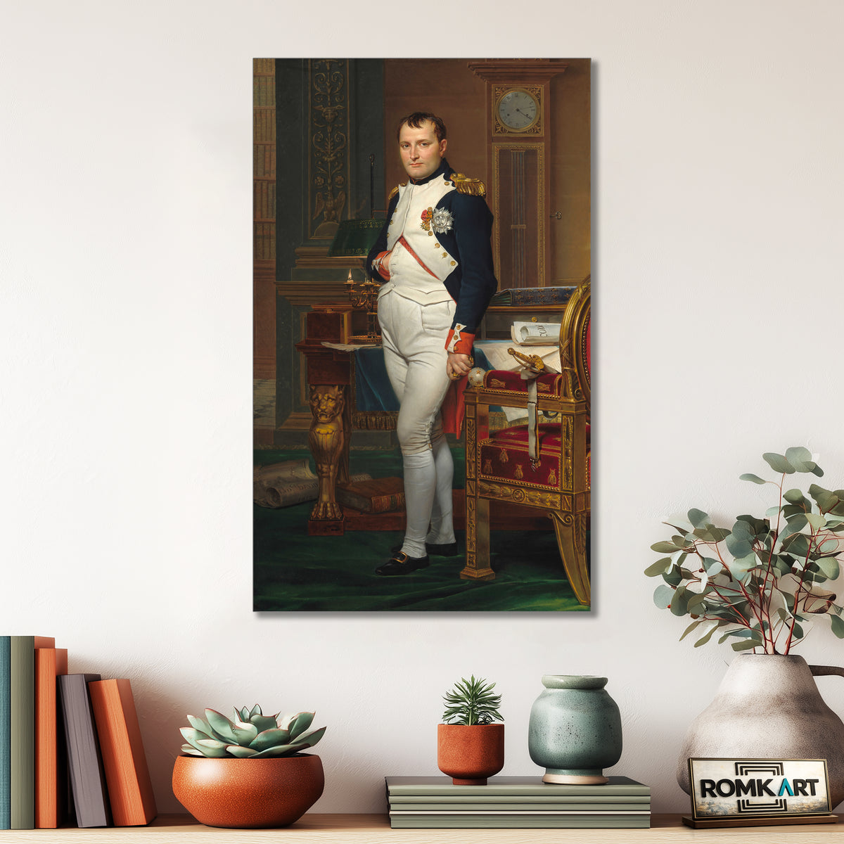 Jacques-louis David Emperor Napoleon In His Study At The Tuileries 1812 – Reproduction
