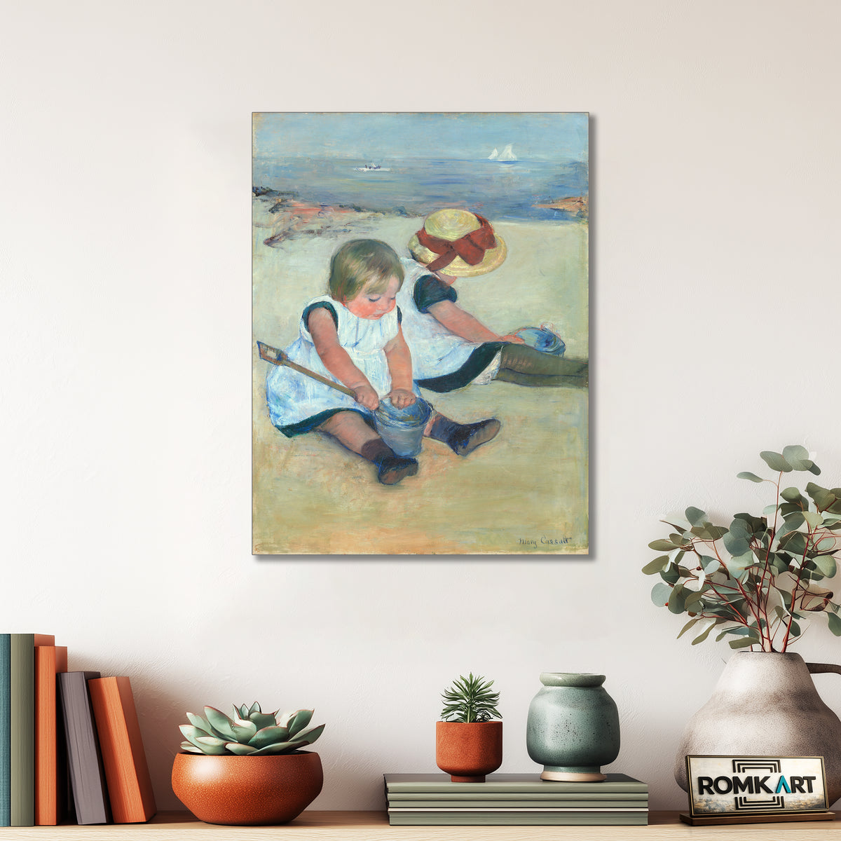Mary Cassatt Children Playing On The Beach 1884 – Reproduction