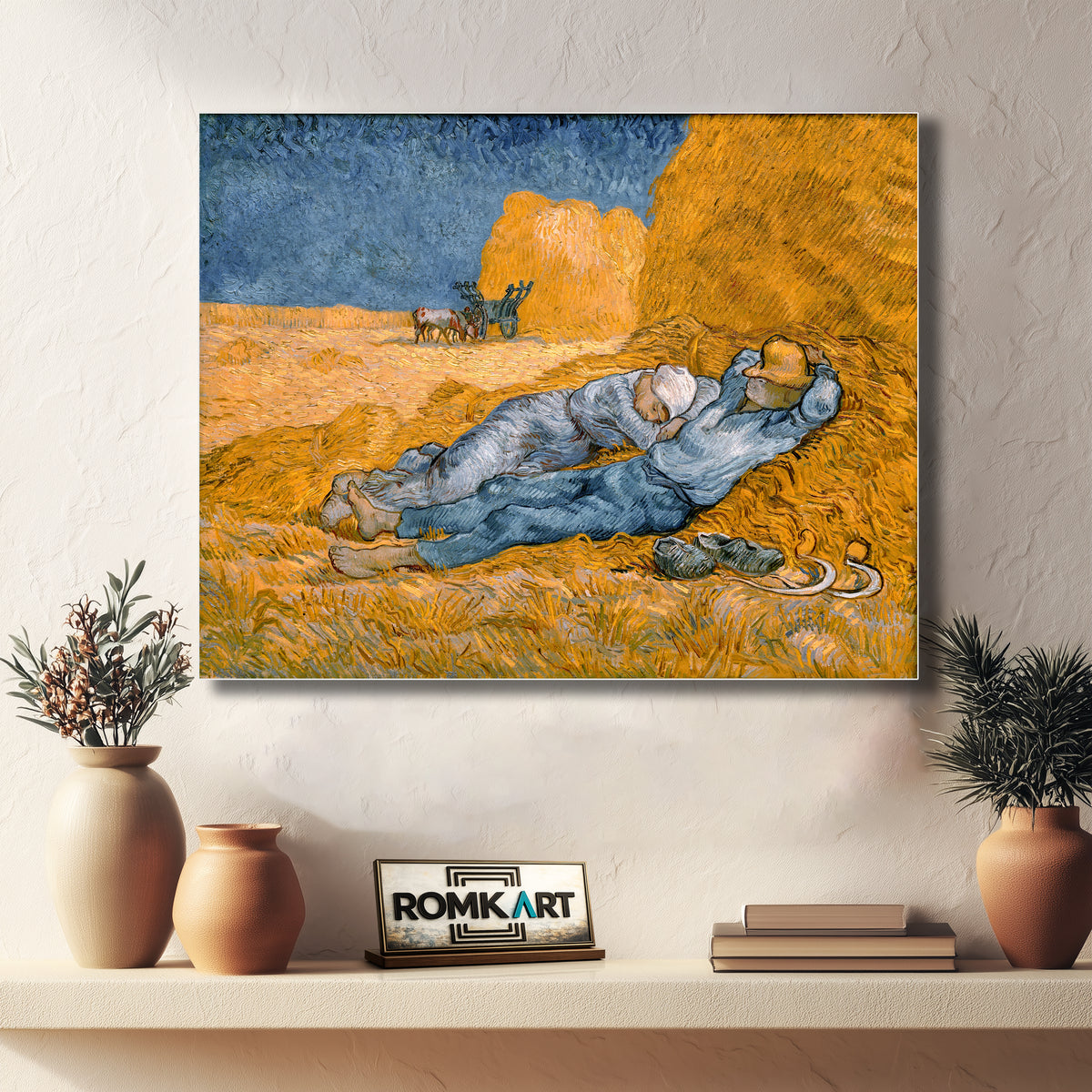 Vincent Van Gogh Noon Rest From Work - After Millet – Reproduction