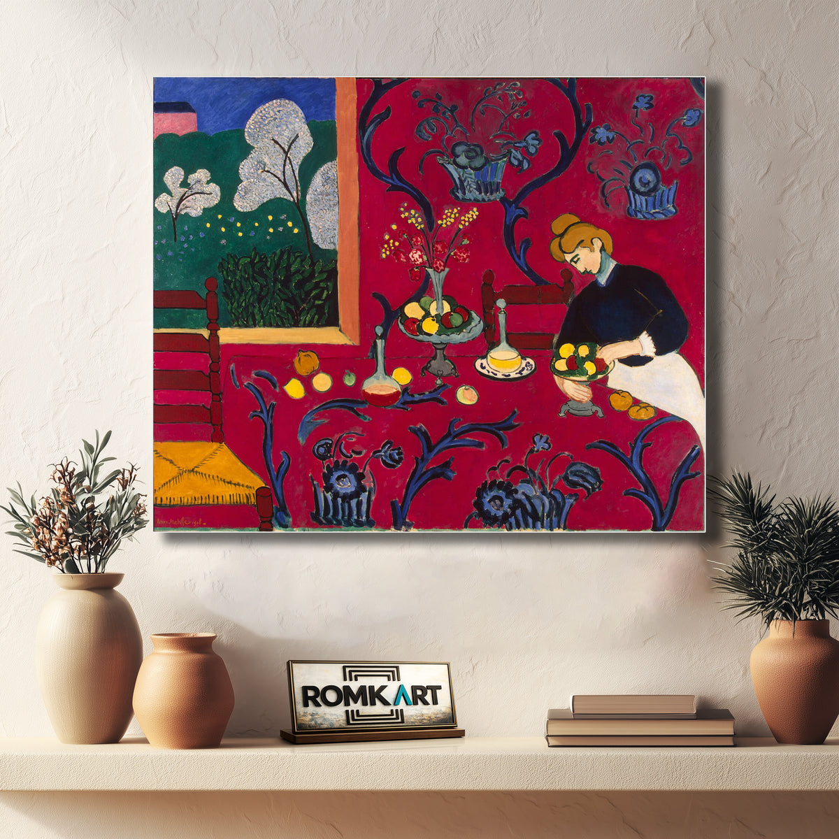 Henri Matisse The Dessert Harmony In Red 1908 – Reproduction