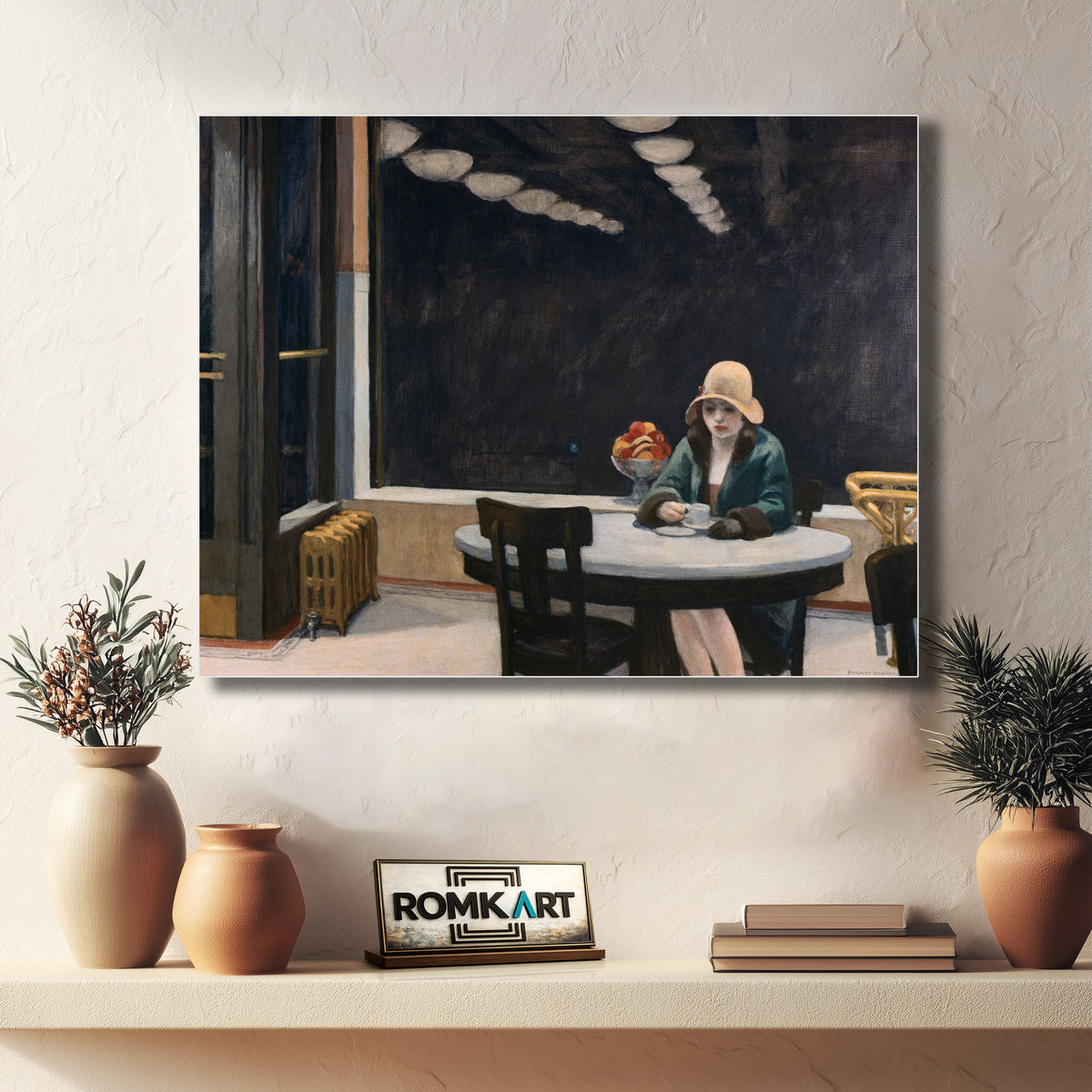 Edward Hopper Automat 1927 – Reproduction