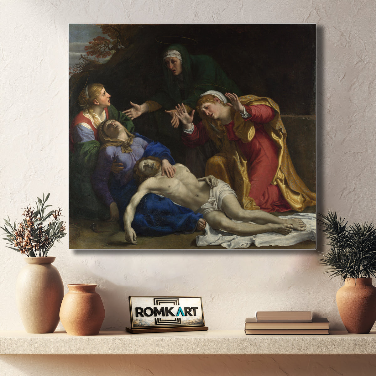 Annibale Carracci Lamentation Of Christ 1606 – Reproduction