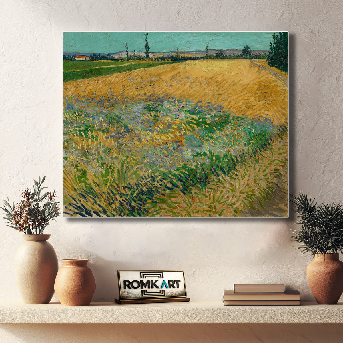 Vincent Van Gogh Wheatfield 1888 – Reproduction