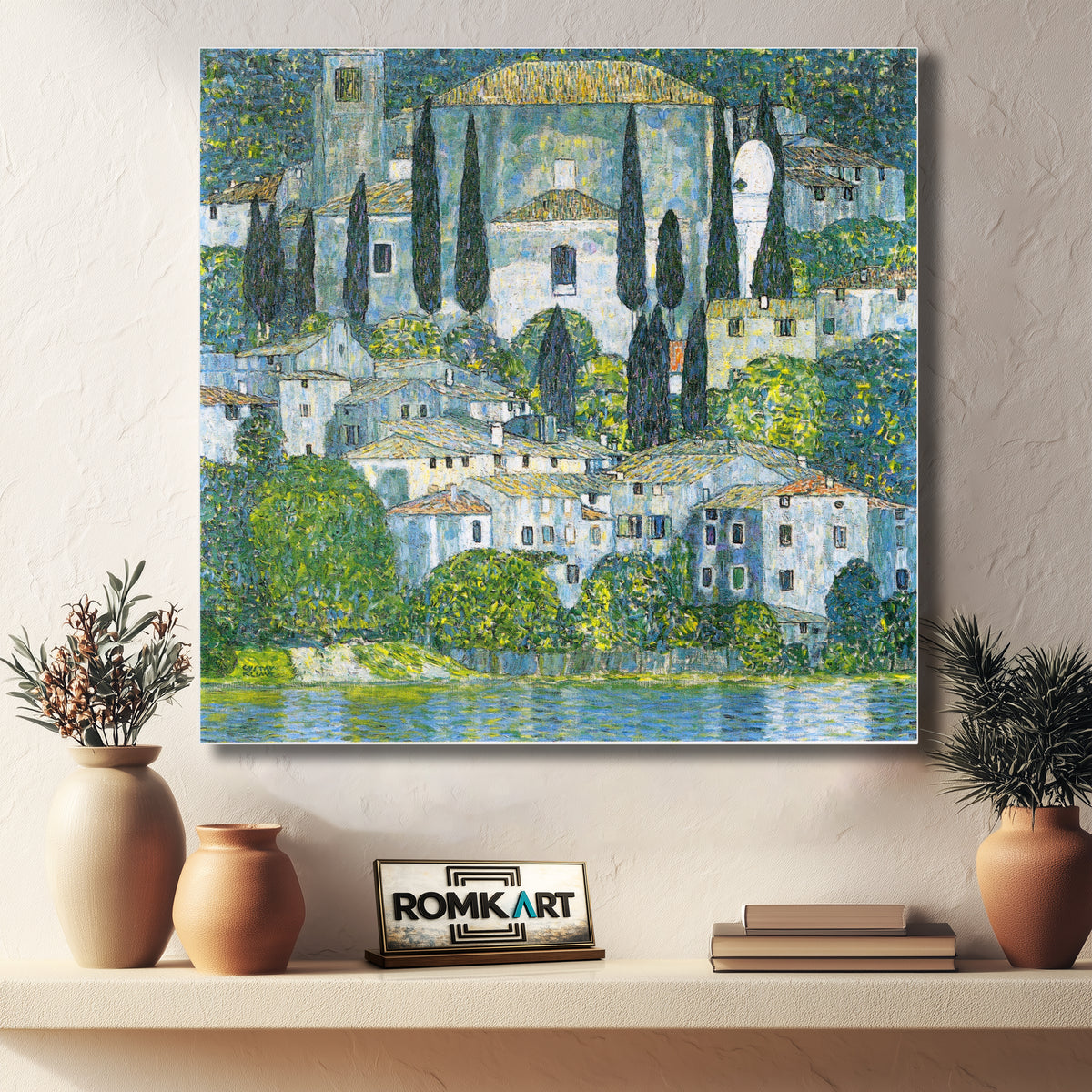 Gustav Klimt Church In Cassone 1913 – Reproduction