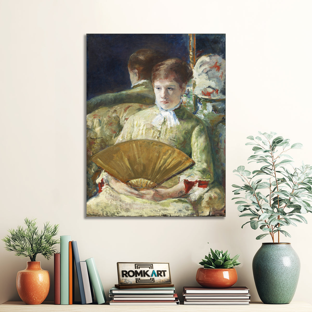 Mary Cassatt Woman With A Fan 1878 - 1879 – Reproduction