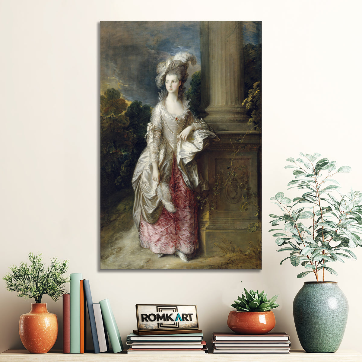 Thomas Gainsborough Portrait Of Mrs Mary Graham 1775 – Reproduction