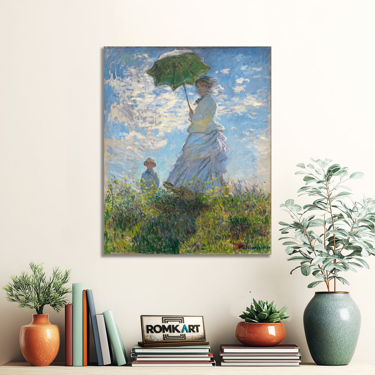 Claude Monet Woman With A Parasol 1875 – Reproduction