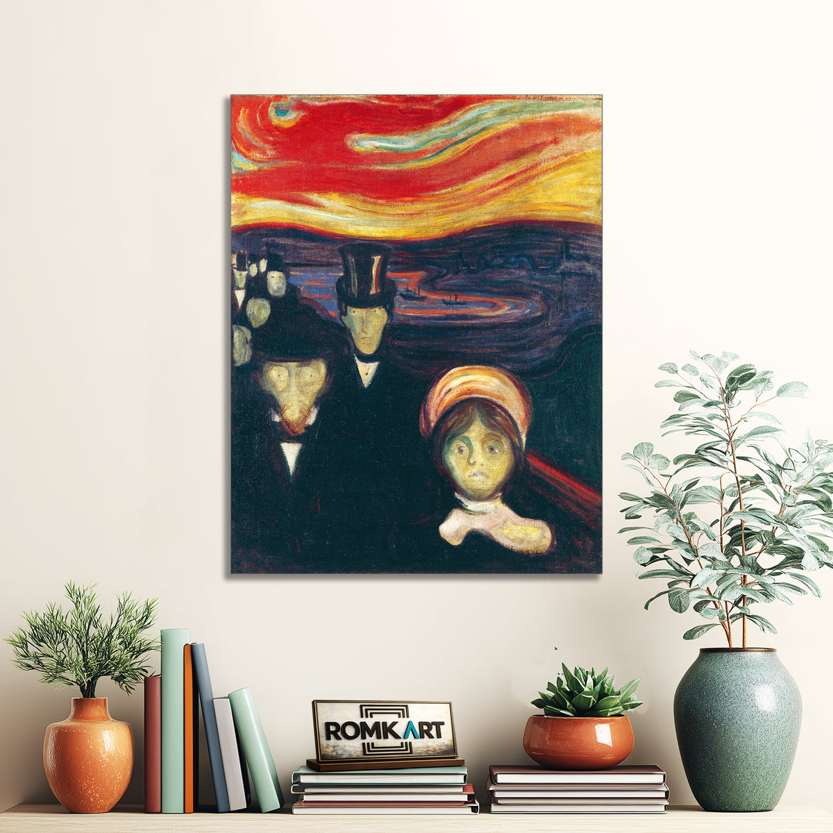 Edvard Munch Angst 1894 – Reproduction