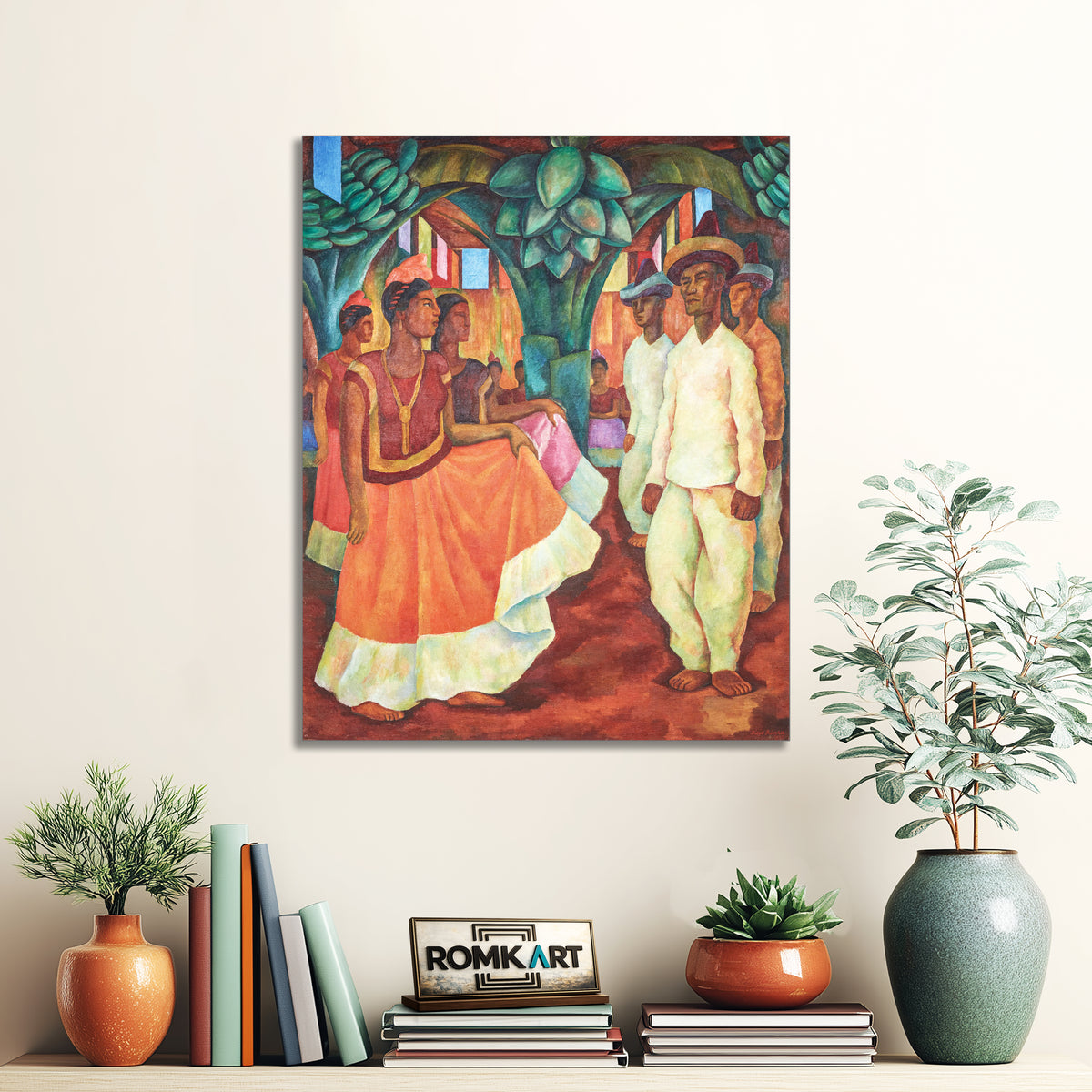 Diego Rivera Baile En Tehuantepec – Reproduction
