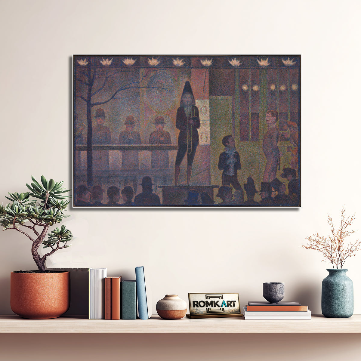Georges Seurat Circus Sideshow 1887-1888 – Reproduction