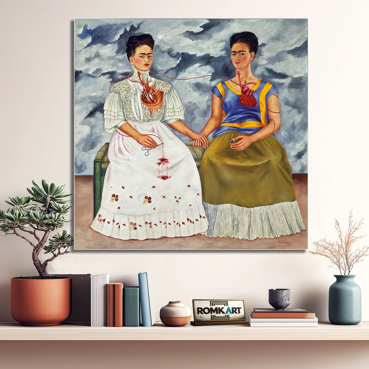 Frida Kahlo The Two Fridas 1939 – Reproduction