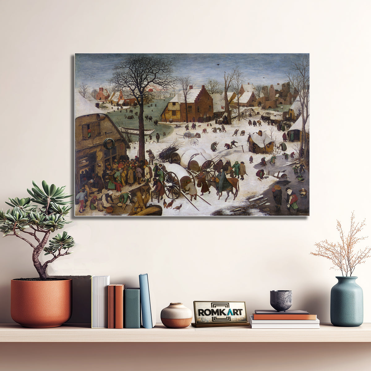 Pieter Bruegel The Elder The Census At Bethlehem – Reproduction