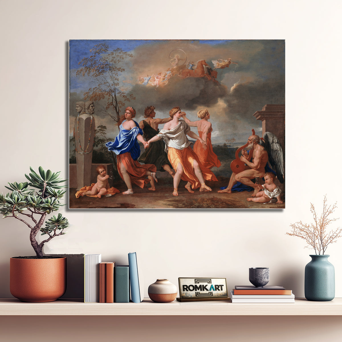 Nicolas Poussin A Dance To The Music Of Time 1634-1636 – Reproduction