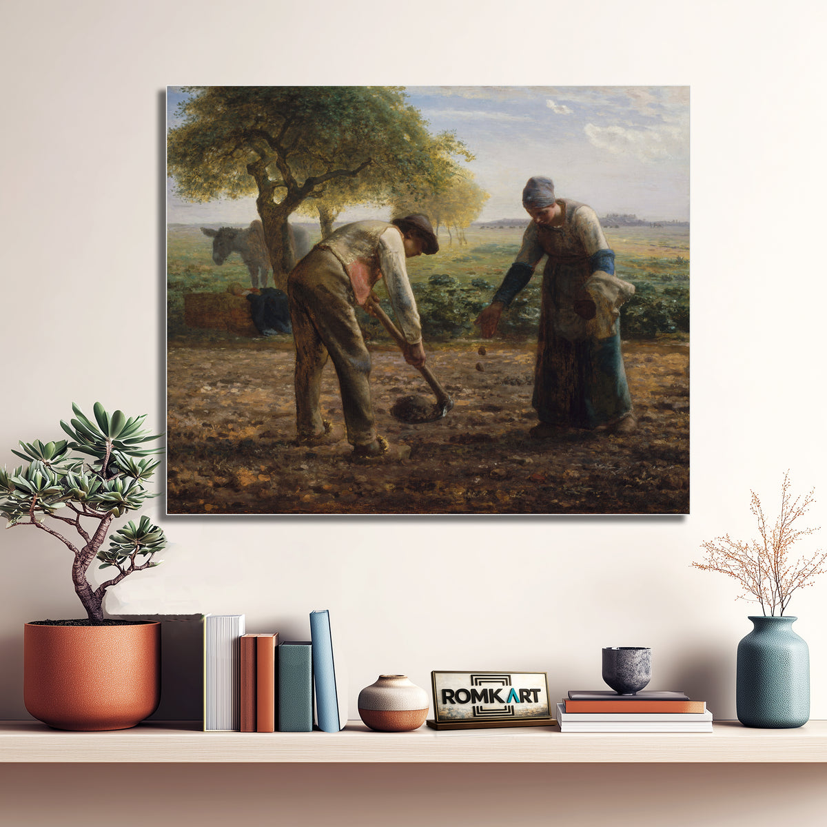 Jean-francois Millet Potato Planters 1861 – Reproduction