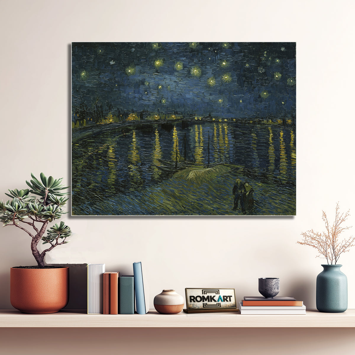 Vincent Van Gogh Starry Night Over The Rhone – Reproduction