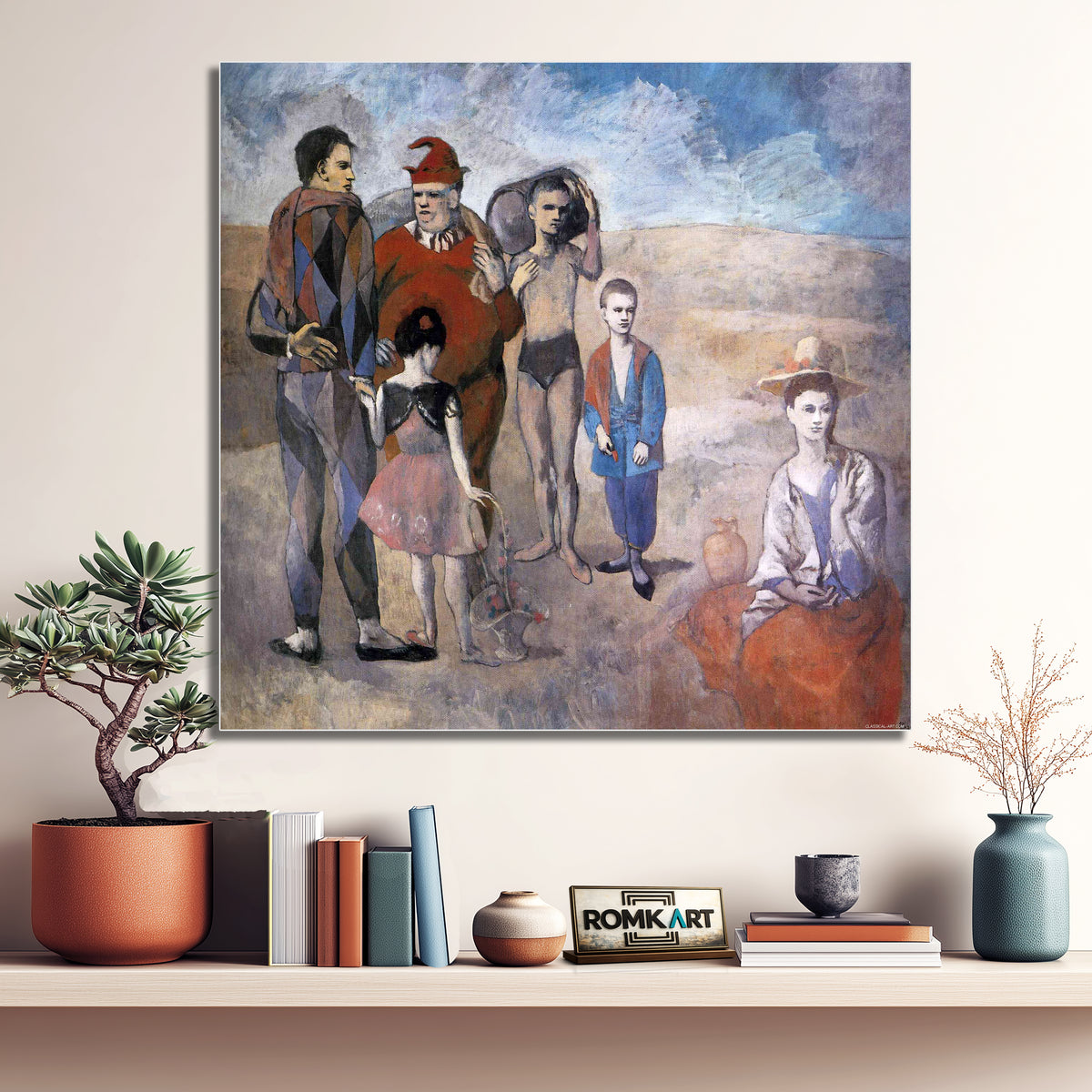 Pablo Picasso Family Of Saltimbanques 1905 – Reproduction