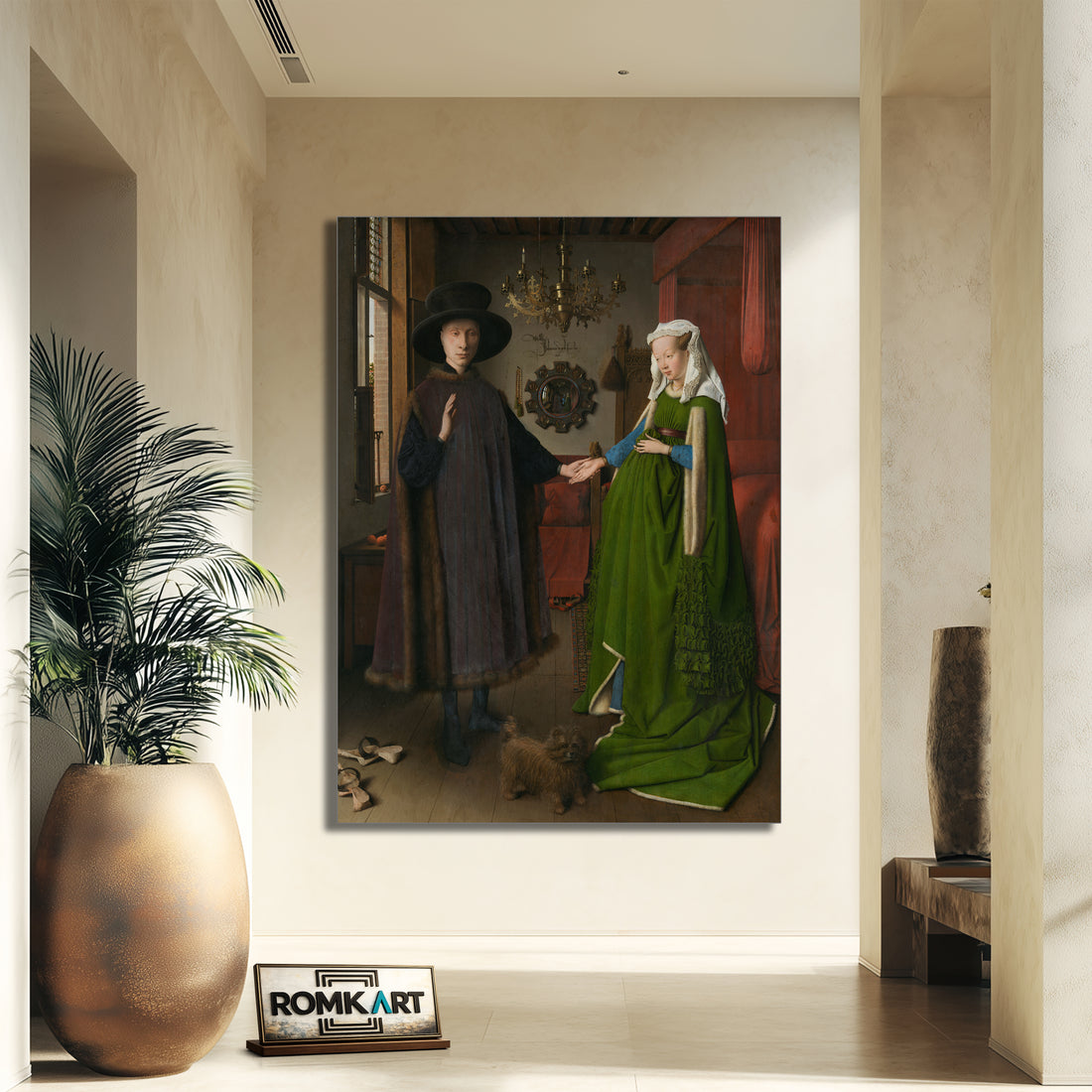 Jan Van Eyck The Arnolfini Portrait 1434 – Reproduction