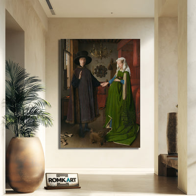 Jan Van Eyck The Arnolfini Portrait 1434 – Reproduction