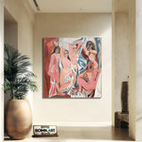 Pablo Picasso Les Demoiselles Davignon The Young Ladies Of Avignon 1907 – Reproduction