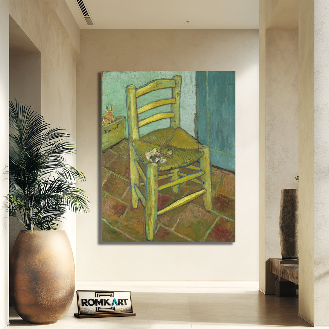 Vincent Van Gogh Chair With Pipe 1888 – Reproduction