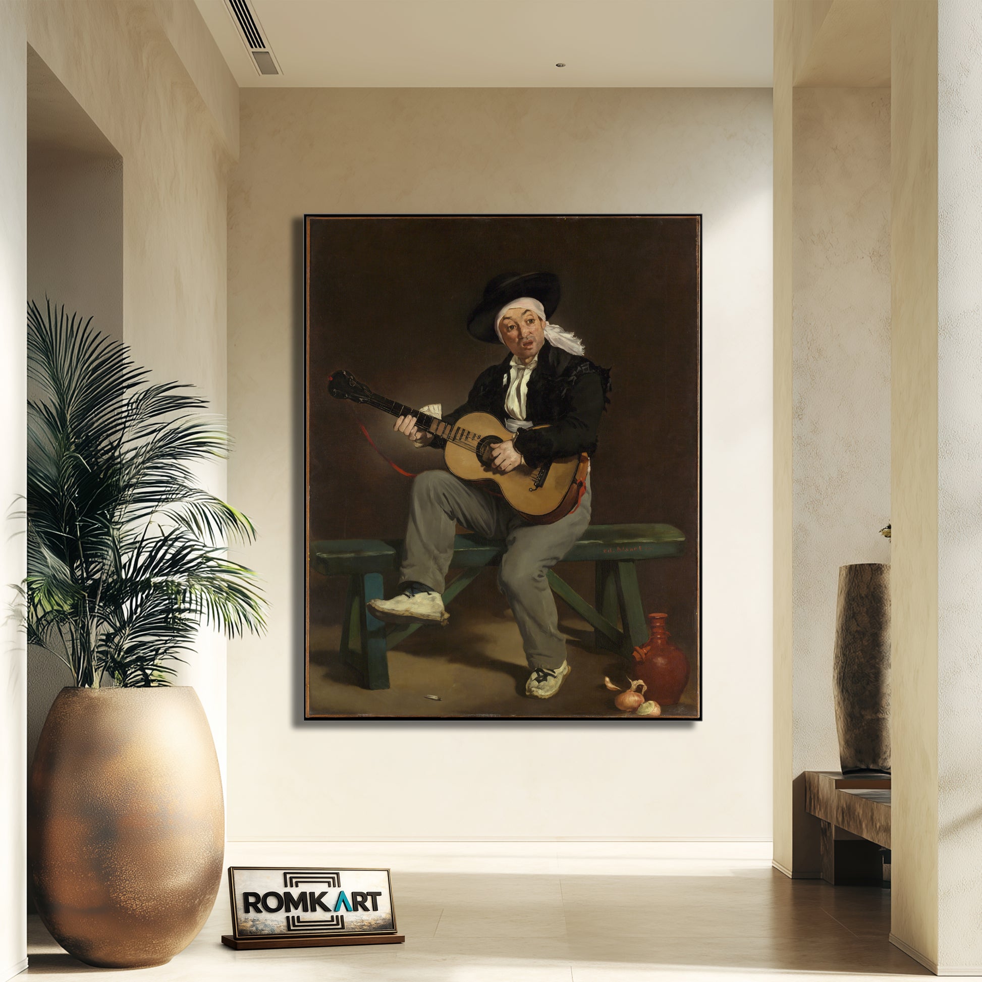 Edouard Manet The Spanish Singer 1860 – Reproduction